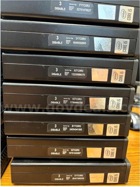 33x Dell OptiPlex PCs, various models