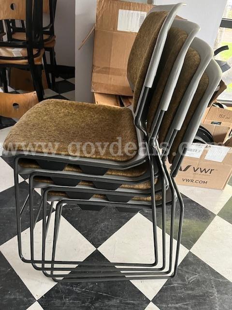 4 Classroom Chairs with padding
