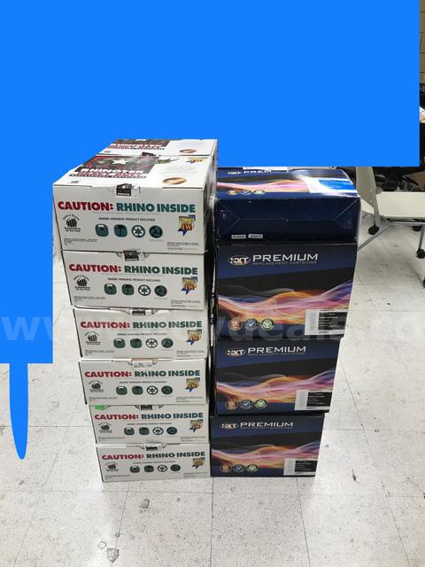 (13) Assorted toners cartridges for HP, (1) Lexmark toner cartridges, (13) Dell assorted toner cartridges
