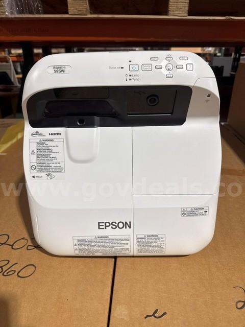 Epson BrightLink 595Wi Interactive WXGA 3LCD Projector BE-2