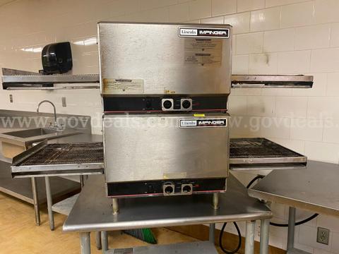 Lincoln 1301-4 Double Stack Impinger Oven