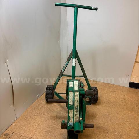 Greenlee 1818 Mechanical Conduit Bender – Wheeled Cart Frame (Used)