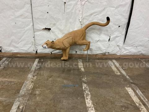 Rinehart 3D Archery Target, Mountain Lion with Rock