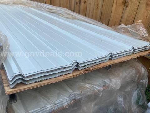 (10) 3 ft X 8 ft metal roof panels NEW