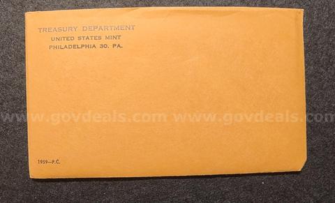 1959 RARE US Treasury Department (Sealed) Philadelphia Silver mint set