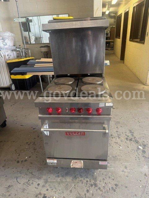 Vulcan Electric Range 4 Burner Cook Top