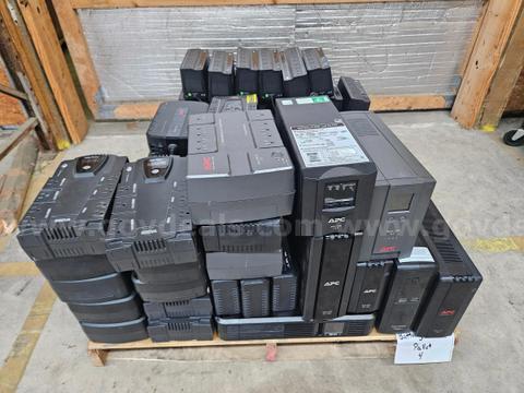 APC Battery Backups - Lot of 66 Tested CyberPower, TrippLite, APC Battery Backup Units