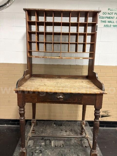 Vintage (1908) Wooden Sorting Stand