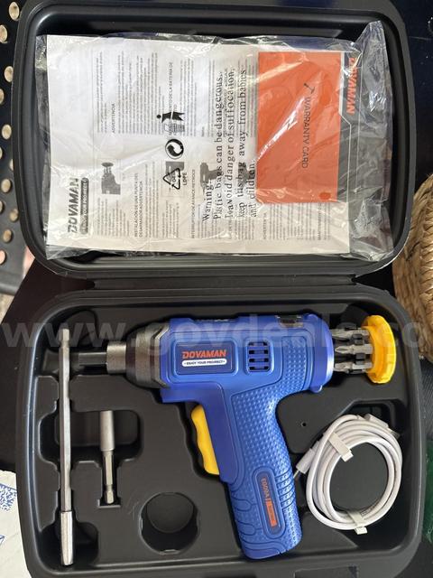 Free Shipping New Factory Sealed Cordless Electric Screwdriver Kit with 9-Piece Bit Set & Storage Case