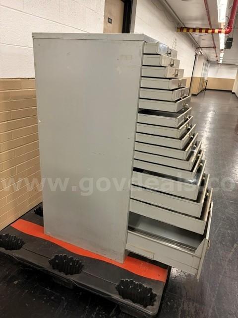 Gray Metal Tool/File Drawer Cabinet