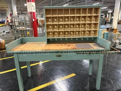 Vintage Wooden Sorting Case/Table