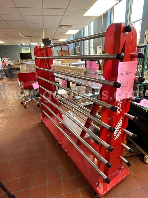 Bulk paper roll rack