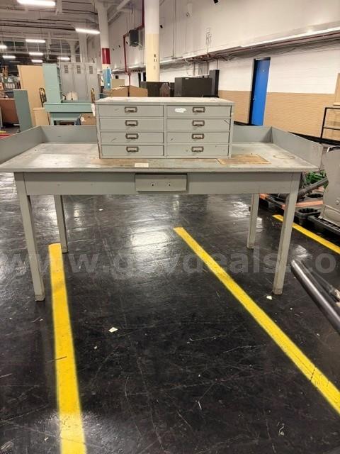 Large Metal Worktable