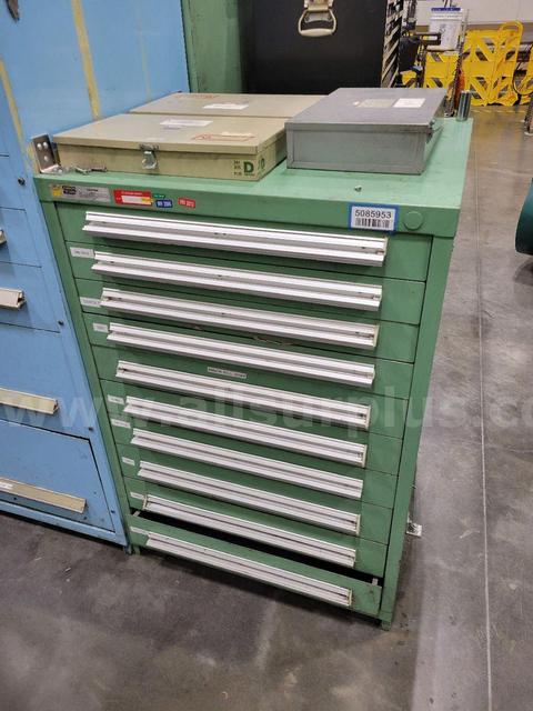 Stanley Vidmar Tool Cabinet, 10-Drawer, w/ Contents