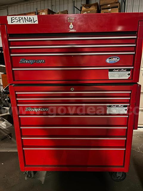 One Snap-On Used Toolbox  Chest combo