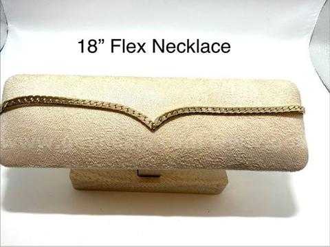 Gorgeous, 24k Gold, 18 Inch, V Flexible Chain Necklace
