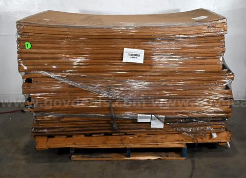 Lot of PolyTack P-107 Entrance Mats, Clear 36-inch x 60-inch 4 Mats of 30 Sheets - NEW