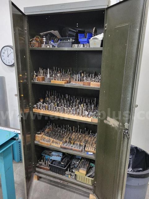 Steel Storage Cabinet, w/ Tooling Contents
