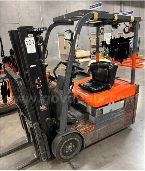 Toyota Forklift S/N 11071 - 7FBEHU18 - Oklahoma City, OK