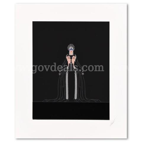 Erte, "Kissing" Limited Edition Fine Art