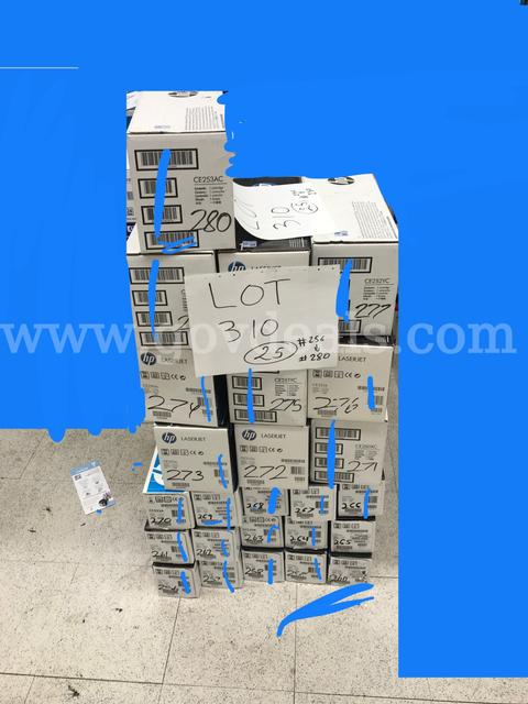 (25) Assorted HP  Laserjet Toner Cartridges