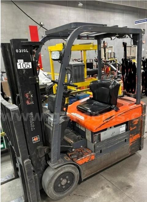Toyota Forklift S/N 10412 - 7FBEHU18 - Oklahoma City, OK