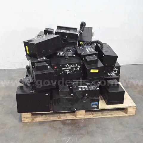 LOT OF (10) Christie GraphXMaster DLP Projector w/Power Module