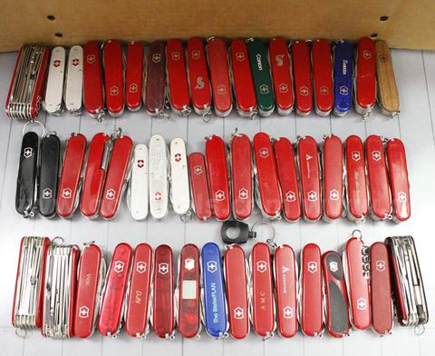 Approximately 10 lbs. Assorted Victorinox/Swiss Army  Knives, #35156
