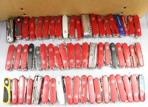 Approximately 10 lbs. Assorted Victorinox/Swiss Army  Knives, #35157