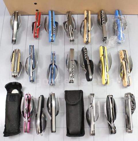 Approximately 6 lbs. of Assorted Camping/Boy Scout Utensils, #35599