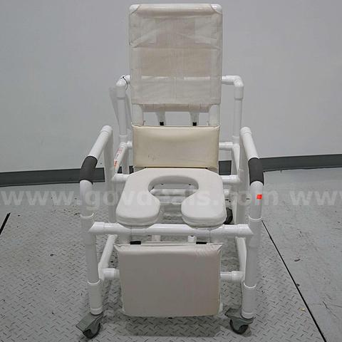 MJM Reclining Shower Chair W/ Pail For Disabled