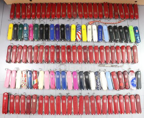 Approximately 6 lbs. Assorted SMALL Victorinox/Swiss Army Knives, #35794