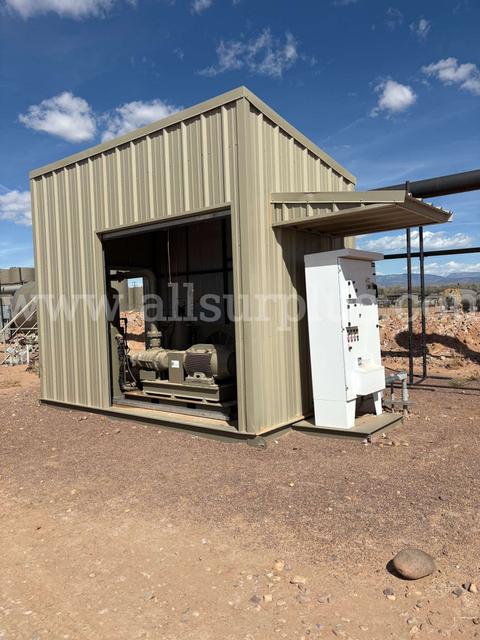Enclosed Vapor Recovery Unit (VRU), Skid-mounted Rotary Screw Compressor Package