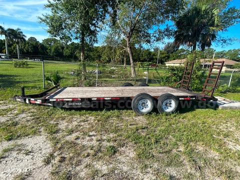 7' x 20' Equipment Trailer 14k axles