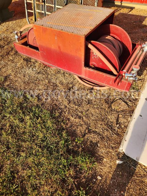 Dual 200ft red hose reel