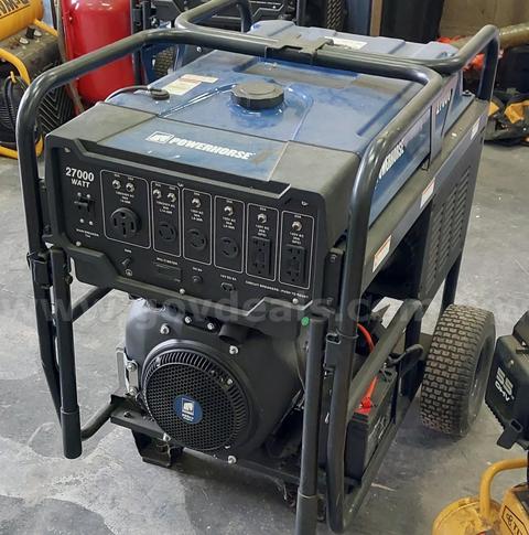 Powerhorse Portable Generator - 27,000Surge Watts - 120/240V -  Dual Fuel