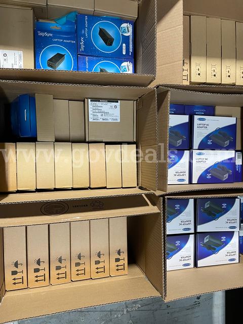 Large Lot of 300+ Laptop AC Adapters – Lenovo ThinkPad, HP, Motorola, TopSync – Mixed 65W/72W/90W/170W