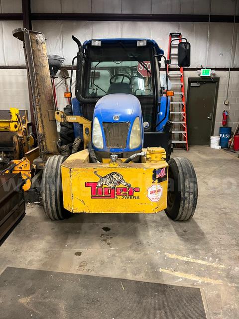 New Holland TAL90 Flail Mower and Ditcher Head Attachment by Tiger