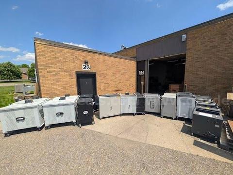 Lot of 20 Computer Metal Charging Carts (for laptops, iPads, Chromebooks)