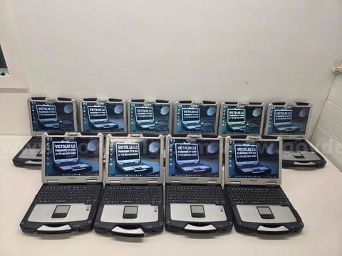 Lot of 8x Panasonic Toughbook CF-31 MK6 – i7 7th Gen, Touchscreen, GPS, 4G LTE, 256GB SSD – Fully Functional
