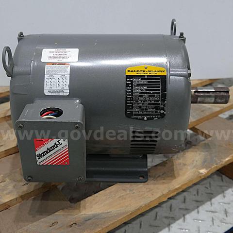 Baldor  15 HP 3450 RPM 3PH Electric Motor 215T Frame 230/460V ODP OPSB