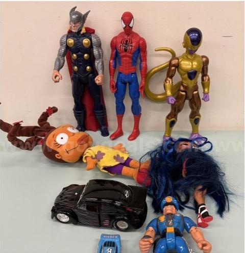 BUNDLE OF CLOTHES AND TOYS for YOUNG GIRLS, SEVERAL VINTAGE TOYS.