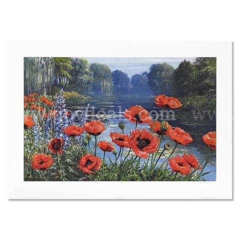 Peter Ellenshaw, "Monet's Pond - Early Morning" Limited Edition Fine Art