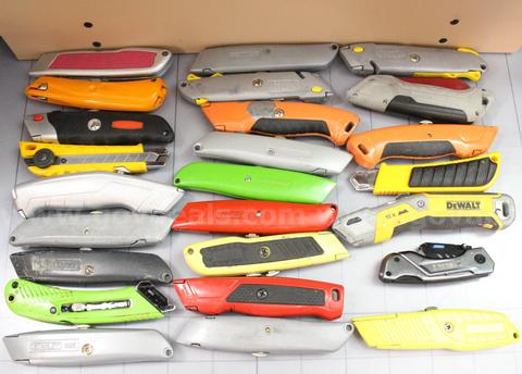Approximately 11 lbs. of Assorted Box Cutters/Utility Knives, #35635