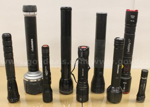 Approximately 8 lbs. of Assorted Flashlights, #35763