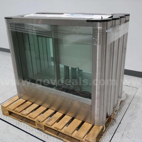 LOT OF (4) RFID Optical Turnstile Gate Pedestrian Swing Barrier Security 48in-