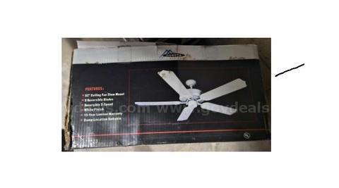 (3 each) 52" Ceiling fan
