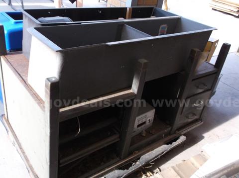 Scrap Metal- Desk, file cabinet and wing for cases Argyle, Tx PO
