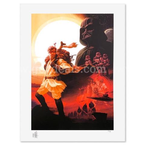 Star Wars & Fabian Schlaga, "Obi-Wan Kenobi Desert Nomad" Limited Edition Fine Art