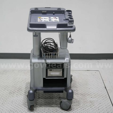 GE Ultrasound Mobile Docking Cart w/ Printer, DVD-R and 3 Probe Ports